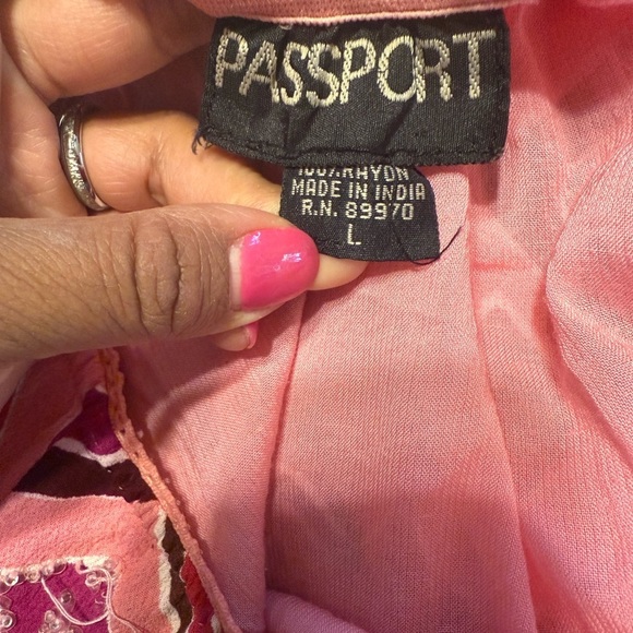 Vintage Y2K Skirt Embellished Sequin Diamond Print Ruffle Hem Size Large - Picture 4 of 8